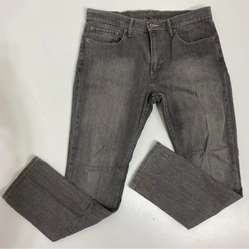 Levi’s Faded Gray Skinny Jeans 36x42